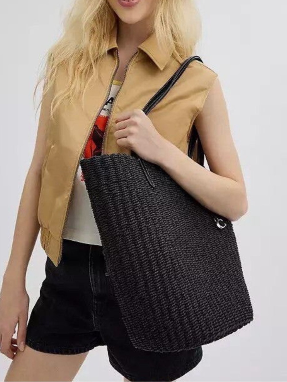 Coach Woven Tote